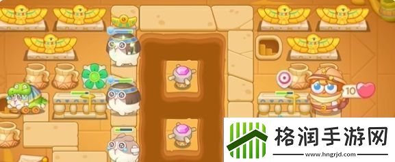 保卫萝卜4法老归来第45关通关攻略