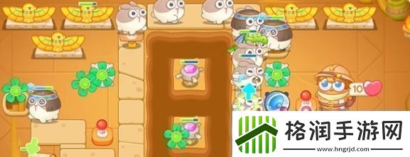 保卫萝卜4法老归来第45关通关攻略