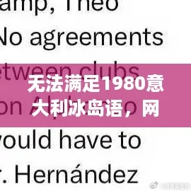 无法满足1980意大利冰岛语