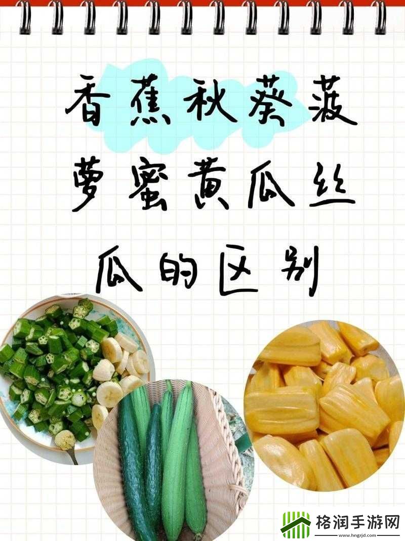 香蕉、秋葵、菠萝蜜、黄瓜、丝瓜有何区别
