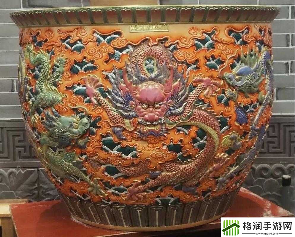 乾隆九龙大缸h9