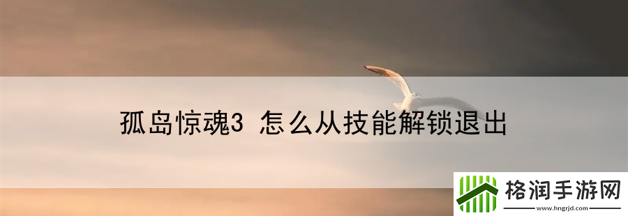 孤岛惊魂3怎么从技能解锁退出