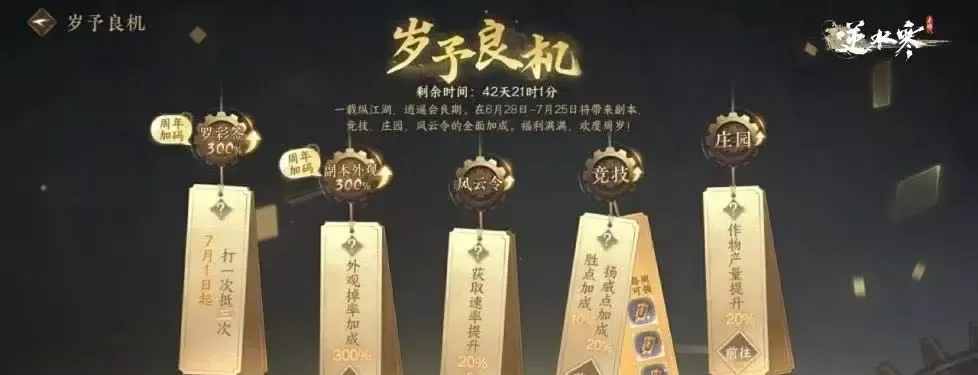 逆水寒手游一周年有什么活动