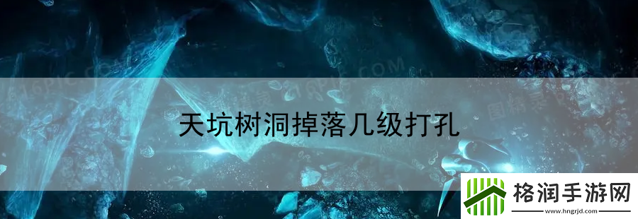 天坑树洞掉落几级打孔