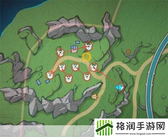 原神虹彩蔷薇分布图