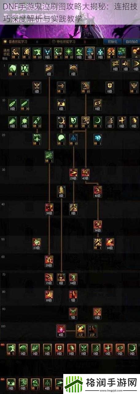 DNF手游鬼泣刷图攻略大揭秘