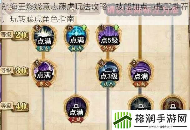 航海王燃烧意志藤虎玩法攻略