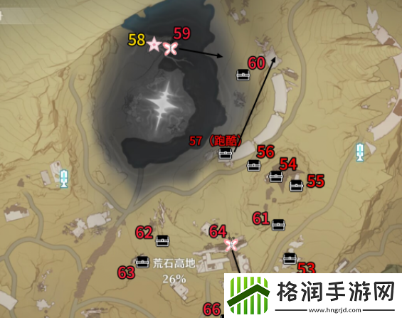 鸣潮荒石高地100%全收集攻略