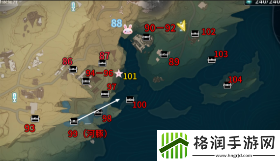 鸣潮荒石高地100%全收集攻略