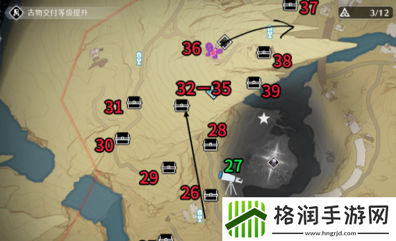 鸣潮荒石高地100%全收集攻略