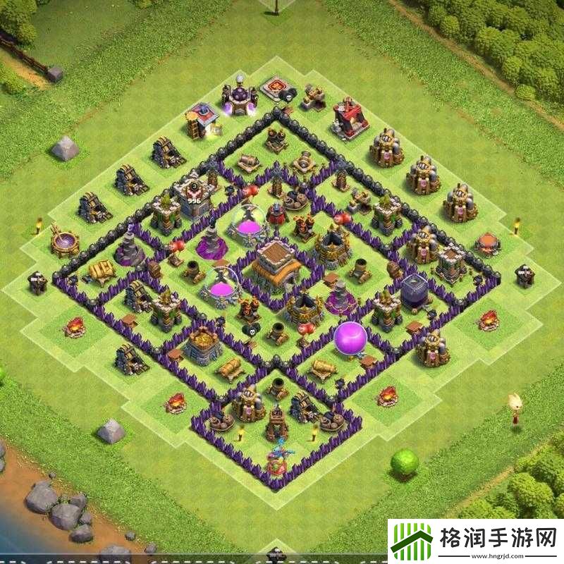 部落冲突最新版8本最强防御护资源布阵攻略