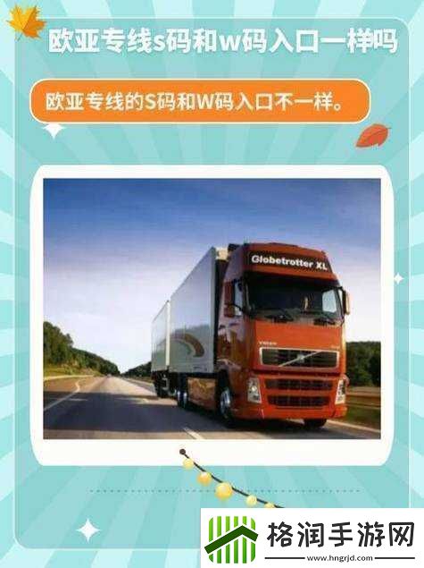 欧亚专线S码和W码入口一样吗之探讨