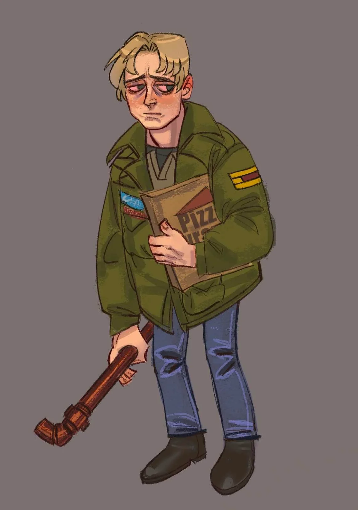 国外博主制作寂静岭2卡通插图