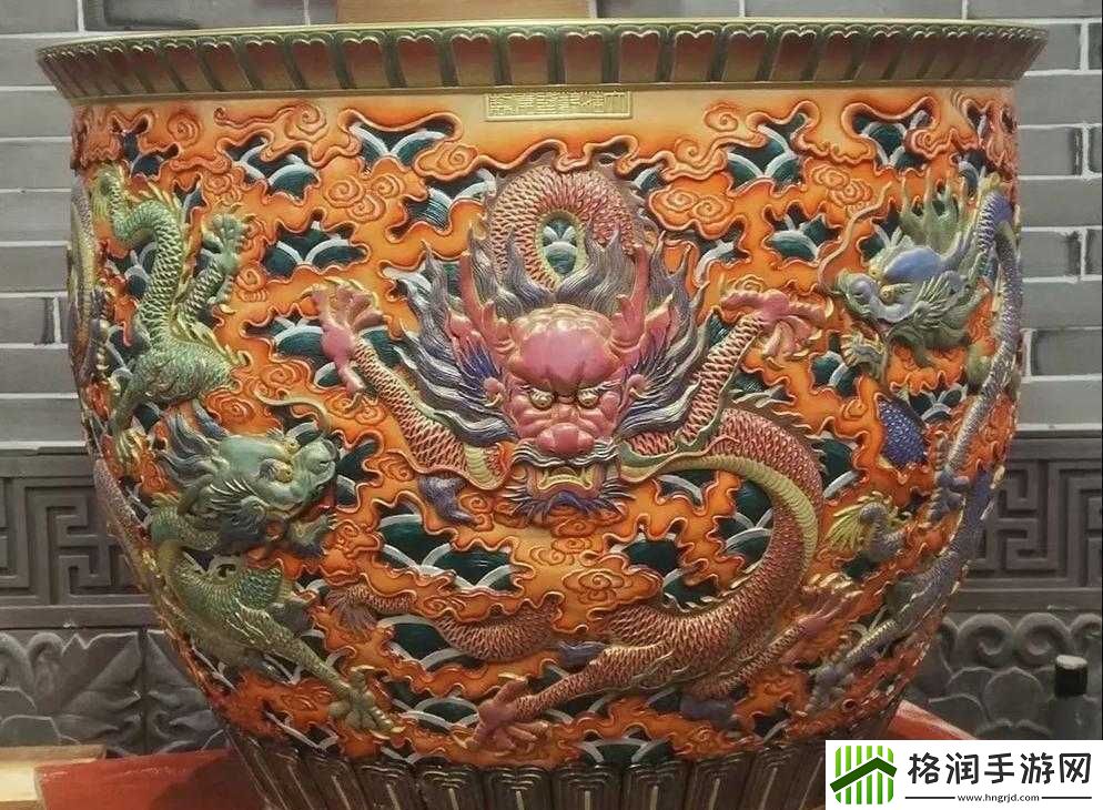 乾隆九龙大缸h9