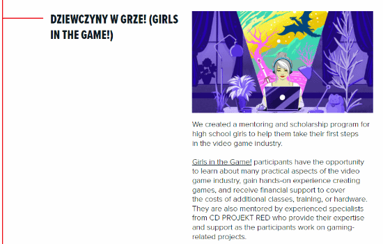 CDPR「GirlsintheGame」奖学金计划排除男性引发争议公平性遭质疑