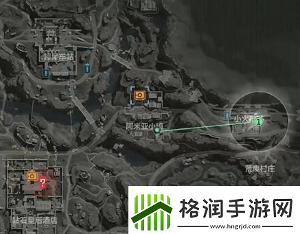 三角洲行动阿米亚小镇钥匙房在哪