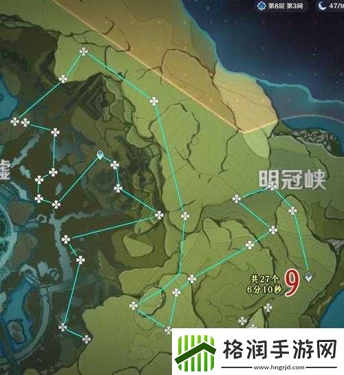 原神蒙德甜甜花采集位置与路线图