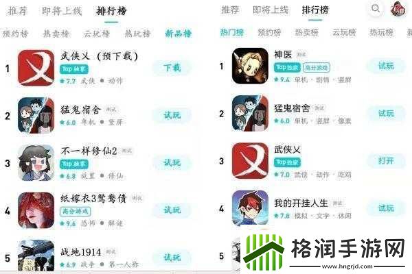 武侠乂手游iOS上线首日登顶免费榜