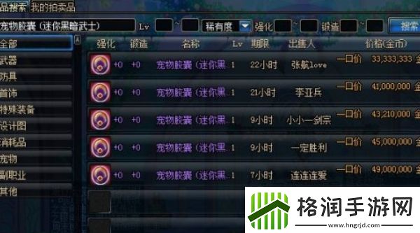 dnf宠物封印胶囊能封印什么宠物