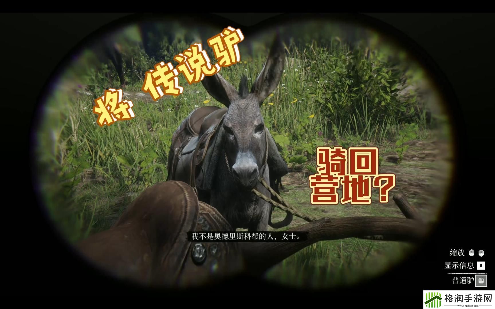 荒野大镖客2草莓镇北边老太