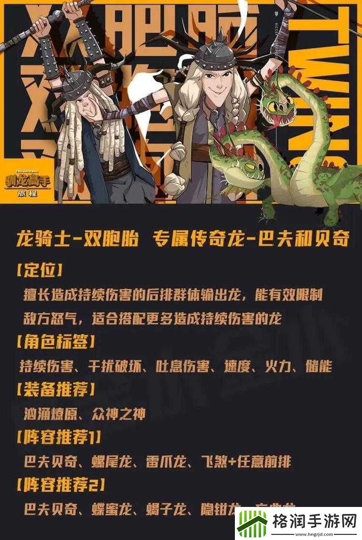 驯龙高手旅程零氪阵容搭配秘籍