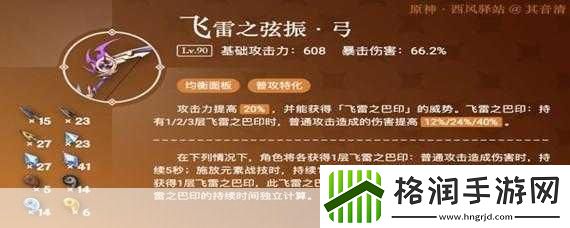 原神飞雷之弦振