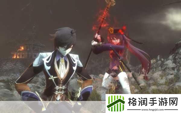 胡桃喂旅行者喝椰奶