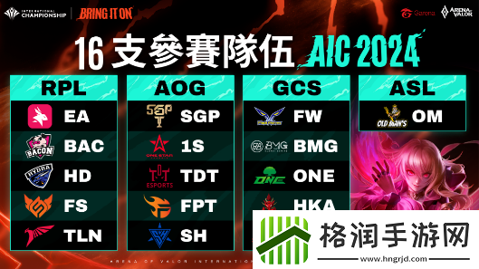 Garena传说对决AIC2024传说对决国际锦标赛11月30日打响