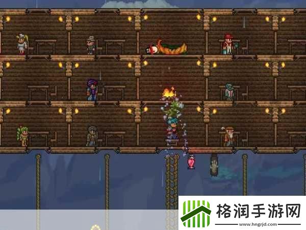 泰拉瑞亚地狱晶塔入住哪个NPC探索神秘的地狱居所