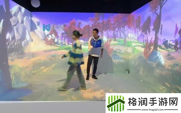 游戏玩家对投影机