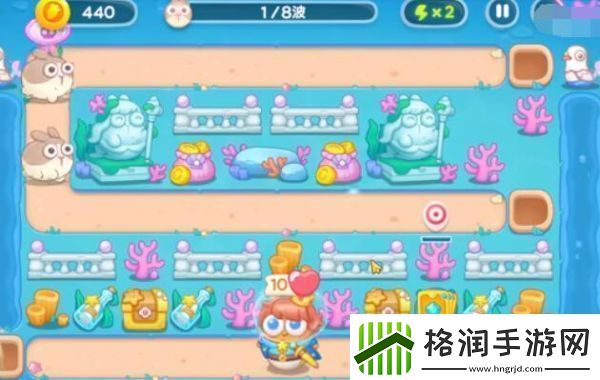 保卫萝卜4海的闺女第15关图文攻略