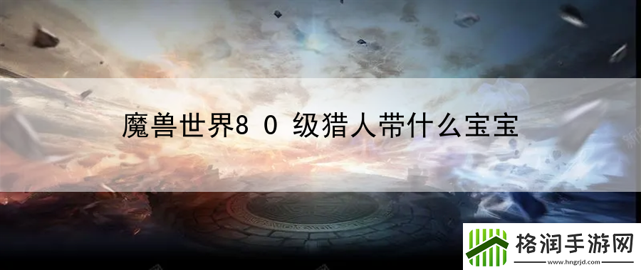 魔兽世界80级猎人带什么宝宝