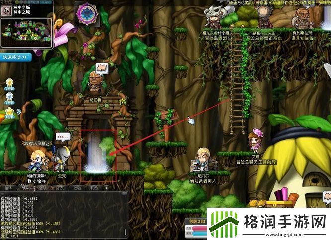 冒险岛猪猪农场前往路线