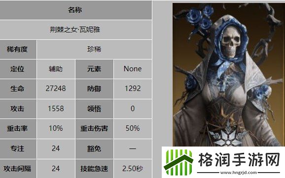 龙息神寂荆棘之女瓦妮雅技能是什么