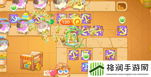 保卫萝卜4法老归来第113关怎么过