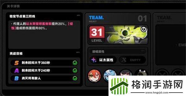 绝区零防卫战第三层阵容推荐