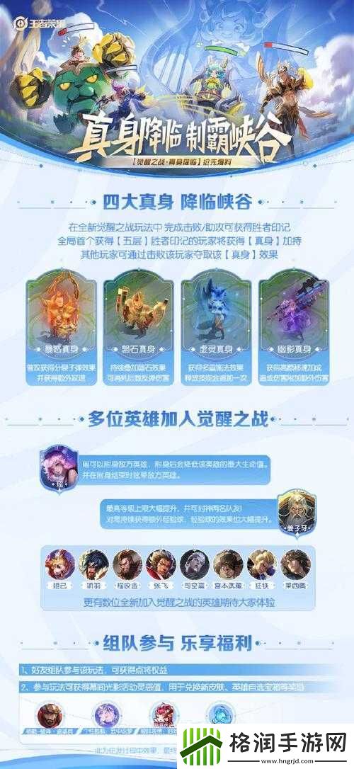 王者荣耀觉醒之战开放时间与强势英雄一览