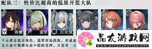 雾境序列新手强力阵容推荐