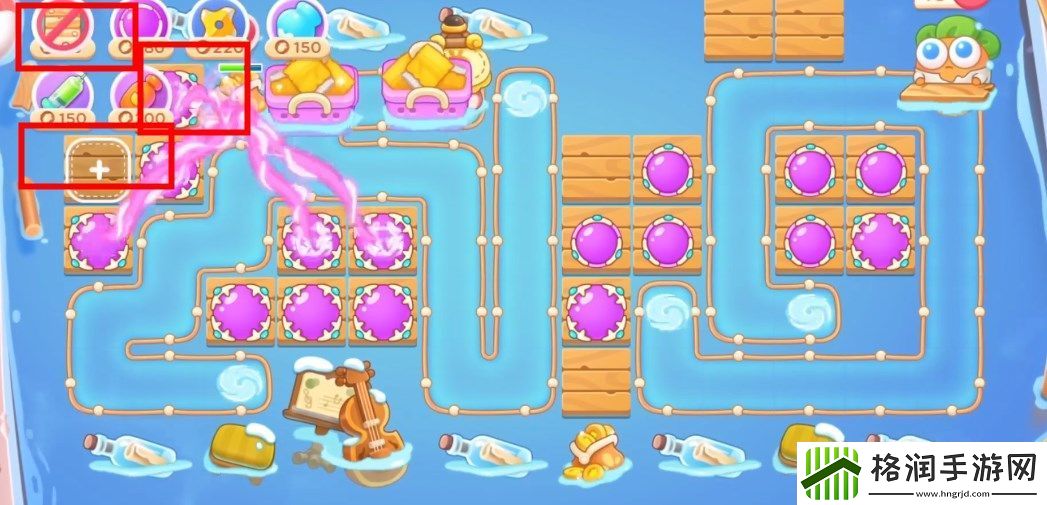 保卫萝卜4暖暖汤泉第1关攻略