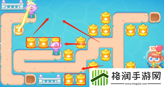保卫萝卜4嗨钓度假岛第18关通关攻略