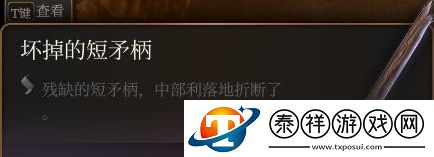 博德之门3短矛柄获取方式介绍