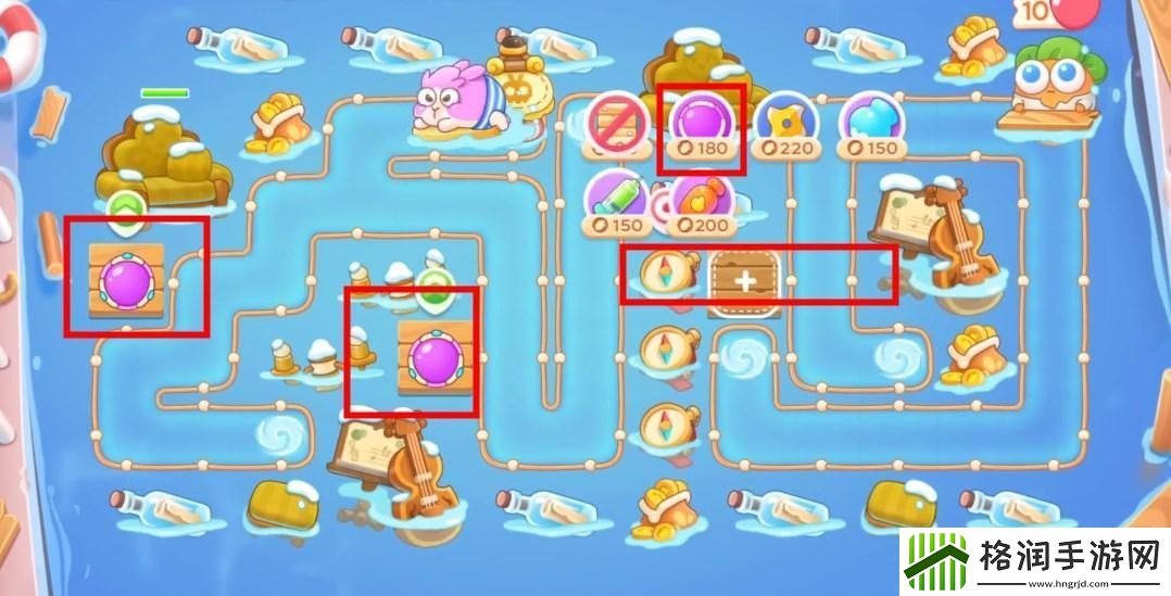 保卫萝卜4暖暖汤泉第1关攻略