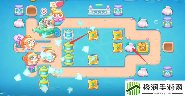 保卫萝卜4海的闺女第111关图文攻略