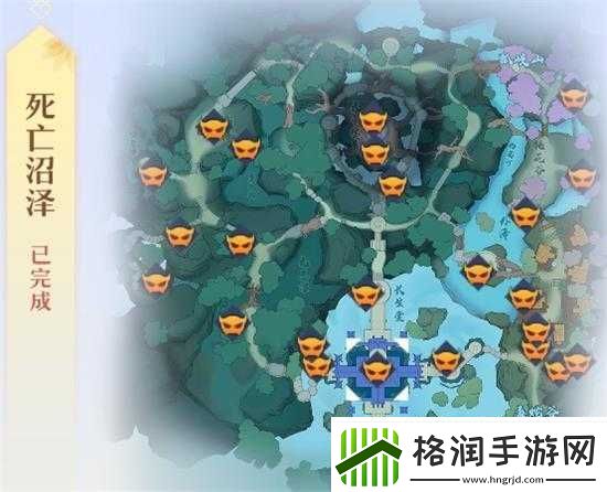 梦幻新诛仙死亡沼泽标志性风景位置速览