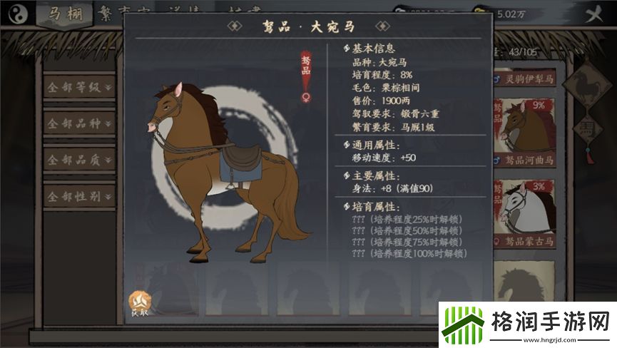 千古江湖梦养马攻略心得分享