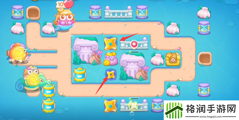 保卫萝卜4海的闺女第111关图文攻略