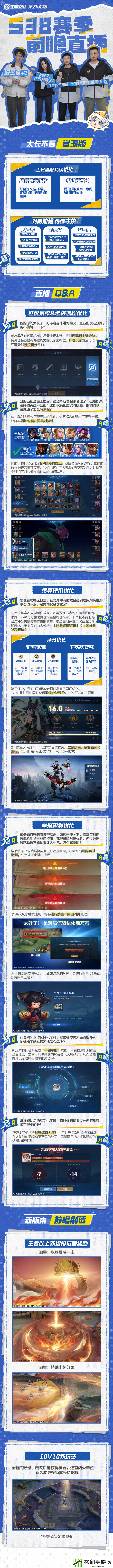 王者荣耀S38优化了什么