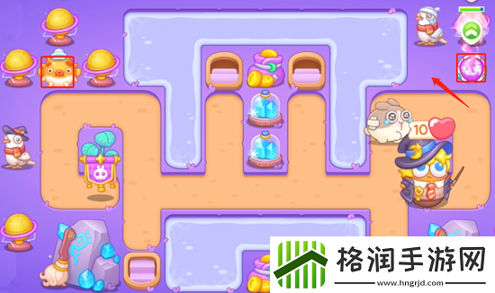 保卫萝卜4阿波与魔法宝藏第52关通关攻略