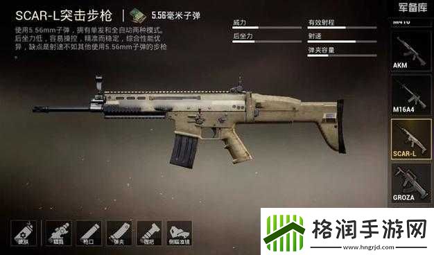 和平精英突击步枪排行榜