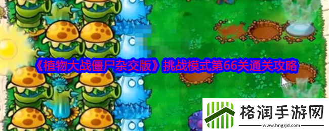 植物大战僵尸杂交版挑战模式第66关怎么过关通关攻略